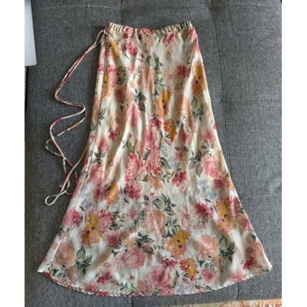 🔥 CLEARANCE 4 for $50 🔥 Audrey 3+1 Floral Midi Skirt Cottagecore, Size S